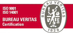 Logo bureau veritas ISO 9001 e 14001@2x